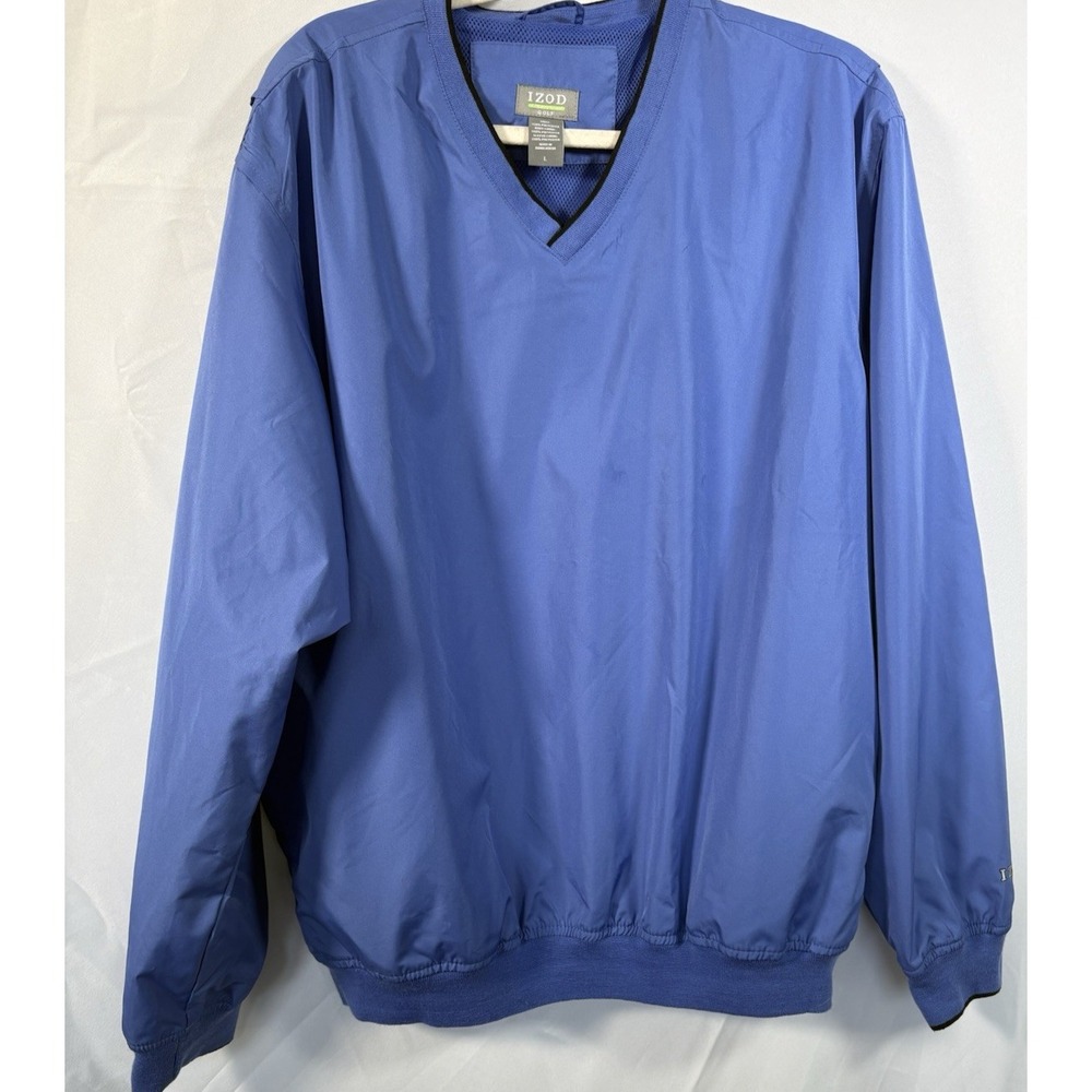 Izod Golf Pullover Winbreaker Size L Polyester extreme function